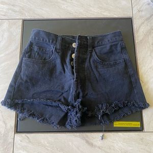 Brandy Melville black jean shorts